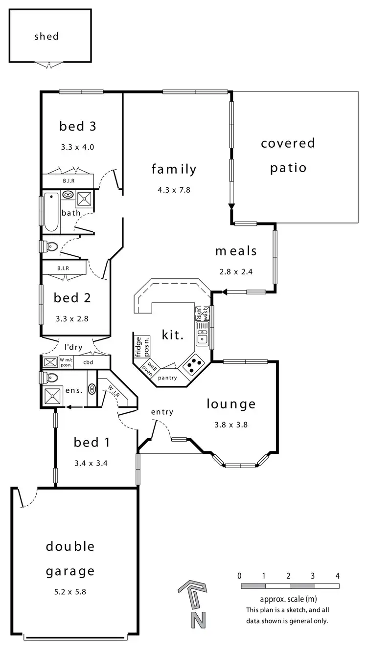 Floorplan of Homely house listing, 45 Terama Crescent, Bayswater VIC 3153