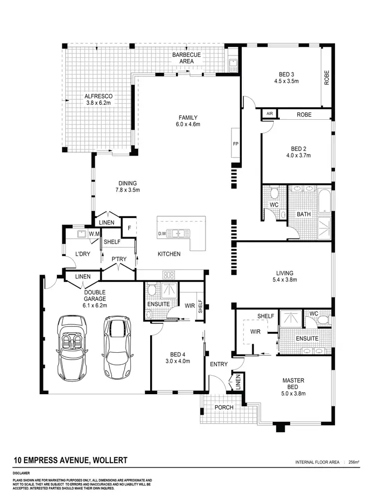 Floorplan of Homely house listing, 10 Empress Avenue, Wollert VIC 3750