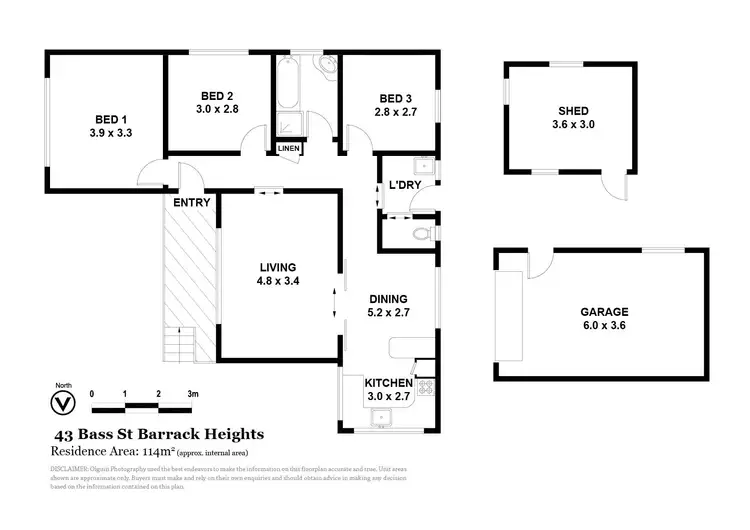 Floorplan of Homely house listing, 43 Bass Street, Barrack Heights NSW 2528