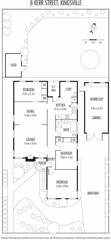 Floorplan of Homely house listing, 8 Kerr Street, Kingsville VIC 3012