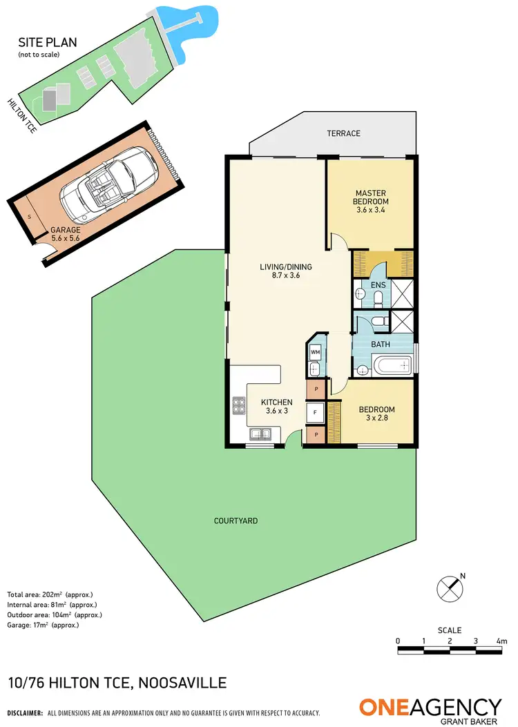 Floorplan of Homely apartment listing, 10/76 Hilton Terrace, Noosaville QLD 4566