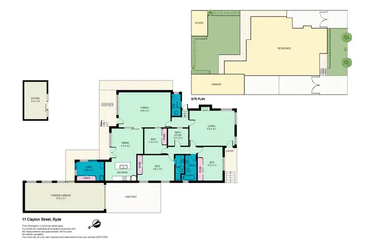 Floorplan of Homely house listing, 11 Clayton Street, Ryde NSW 2112