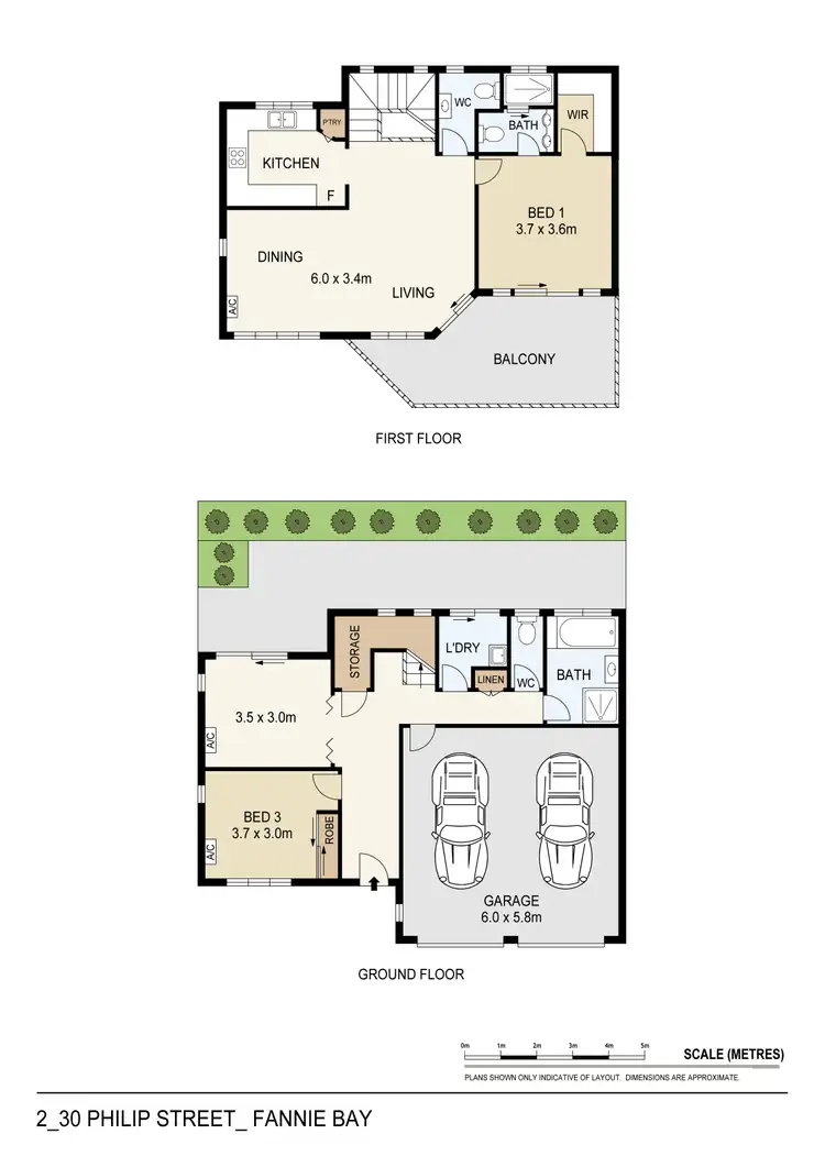 Floorplan of Homely townhouse listing, 2/30 Philip Street, Fannie Bay NT 820
