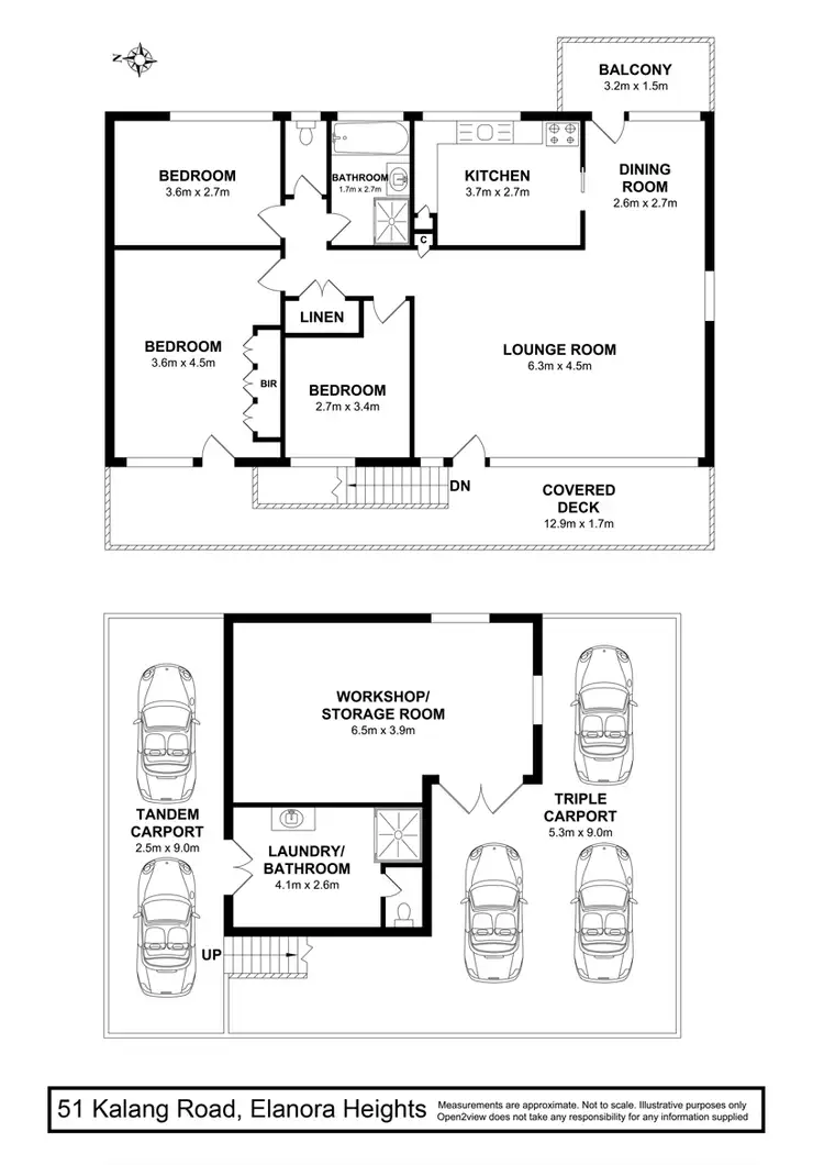 Floorplan of Homely house listing, 51 Kalang Road, Elanora Heights NSW 2101