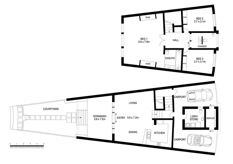 Floorplan of Homely townhouse listing, 2/1 Bradhurst Court, Bayview NT 820