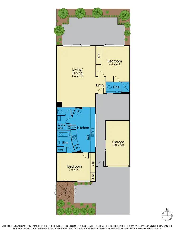 Floorplan of Homely house listing, 13 Hansen Close, Burwood VIC 3125