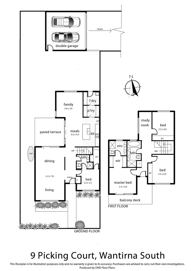 Floorplan of Homely house listing, 9 Picking Court, Wantirna South VIC 3152