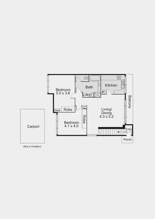 Floorplan of Homely apartment listing, 2/217a Highfield Road, Camberwell VIC 3124