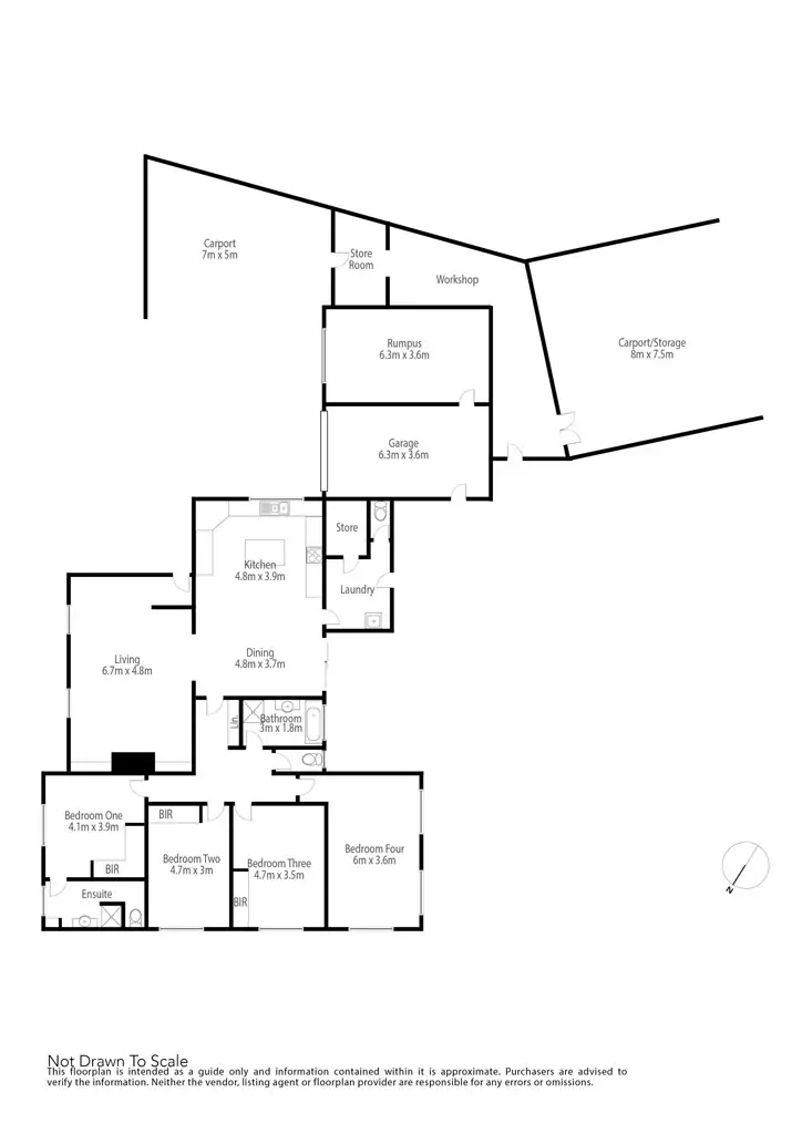 Floorplan of Homely house listing, 6 Braemar Court, Riverside TAS 7250