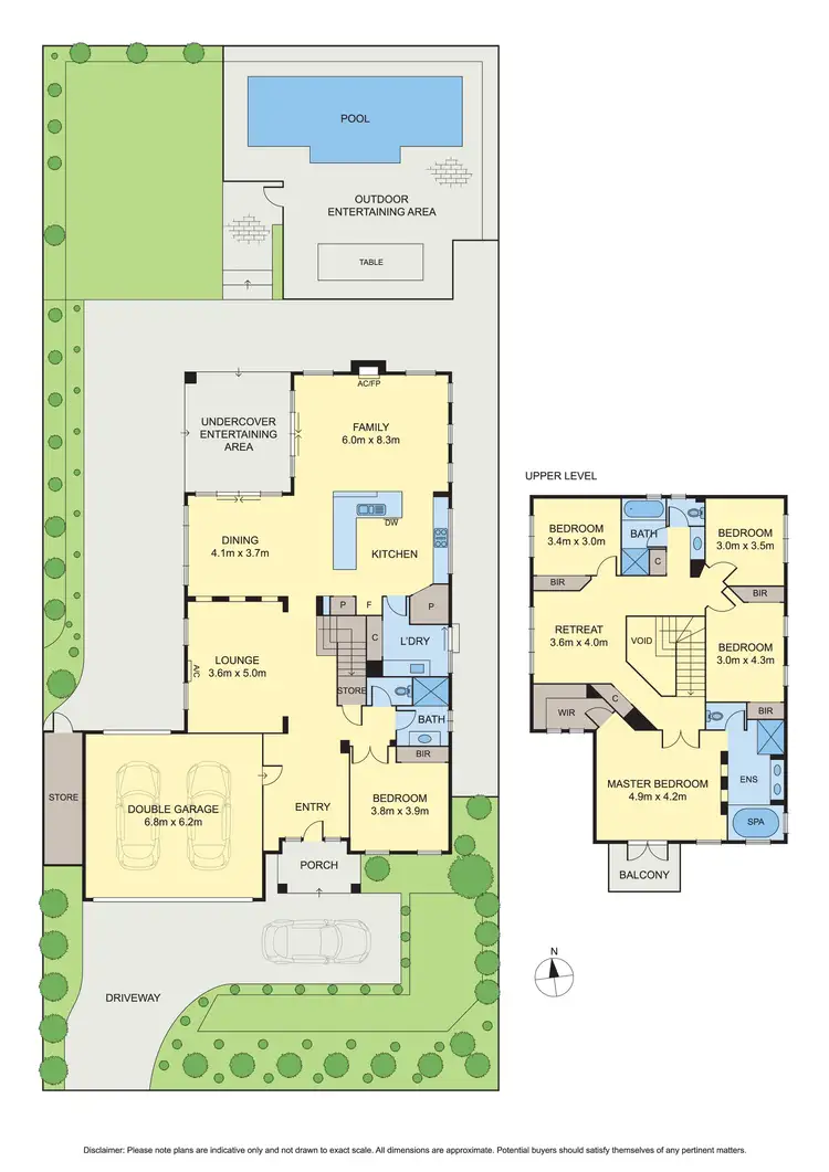 Floorplan of Homely house listing, 48 Killarney Ridge, Greensborough VIC 3088