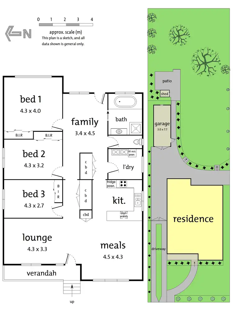 Floorplan of Homely house listing, 1 Heywood Street, Ringwood VIC 3134