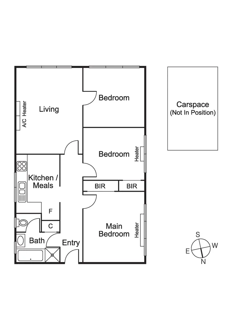 Floorplan of Homely apartment listing, 3/42 Gourlay Street, St Kilda East VIC 3183