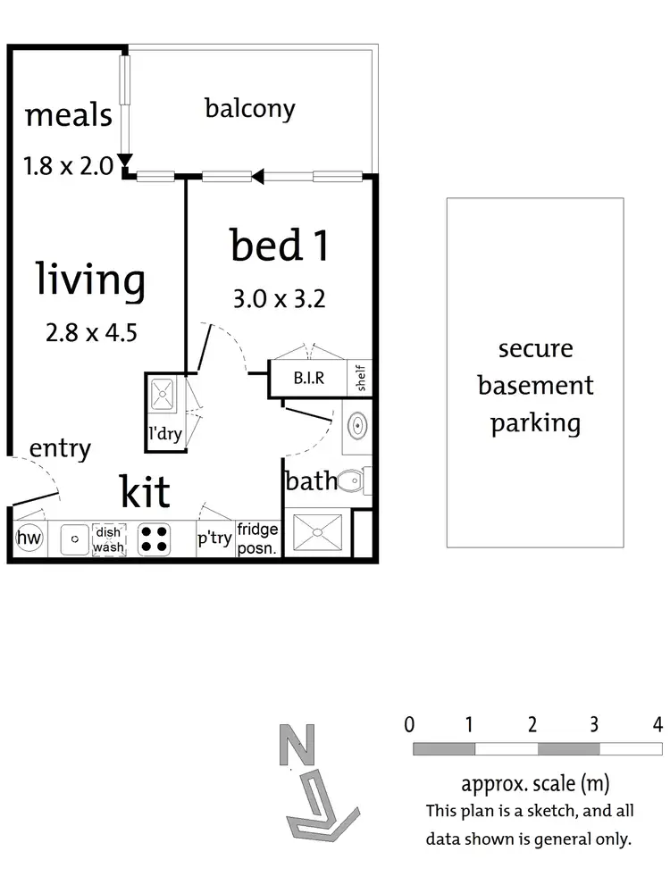 Floorplan of Homely apartment listing, 210/16-18 Queen Street, Blackburn VIC 3130