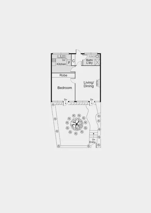 Floorplan of Homely apartment listing, 1/55 Alexandra Street, St Kilda East VIC 3183