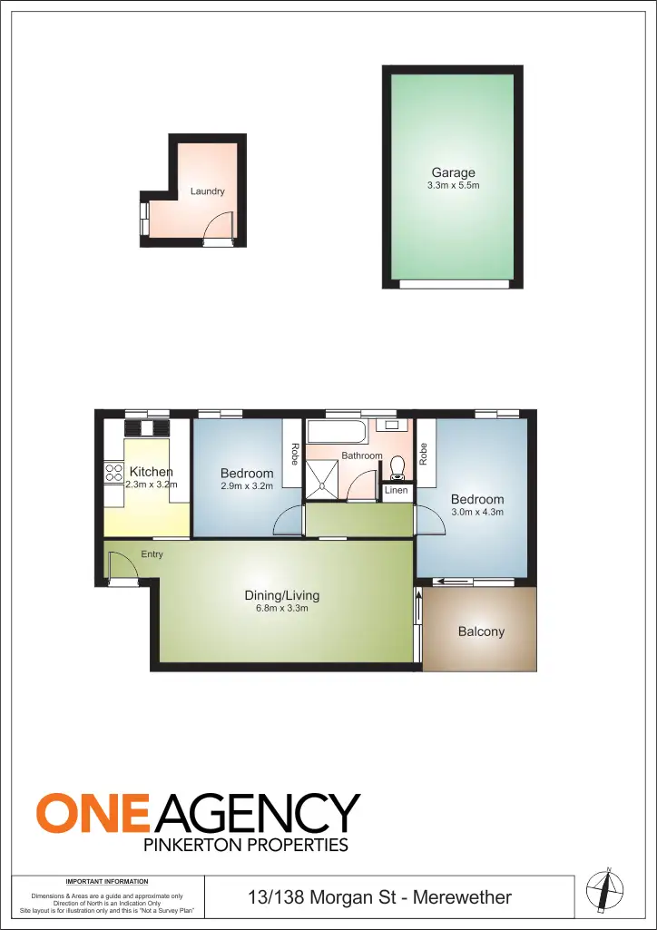 Floorplan of Homely unit listing, 13/138-140 Morgan Street, Merewether NSW 2291
