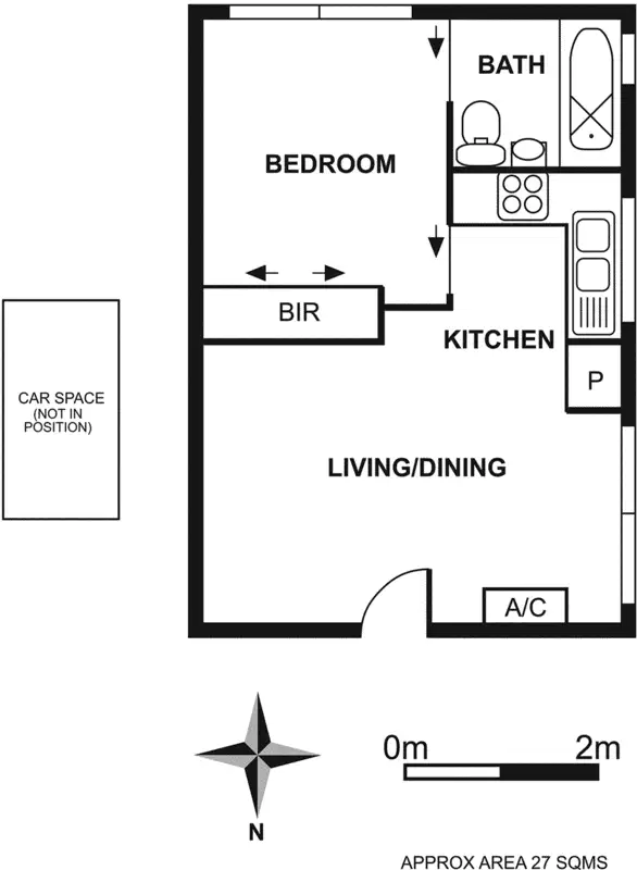 Floorplan of Homely apartment listing, 5/87-89 Stafford Street, Abbotsford VIC 3067