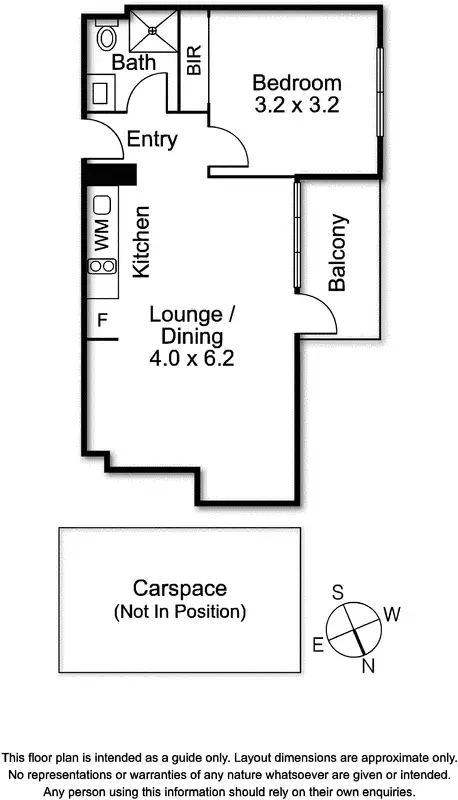 Floorplan of Homely apartment listing, 13/305 Carlisle Street, Balaclava VIC 3183
