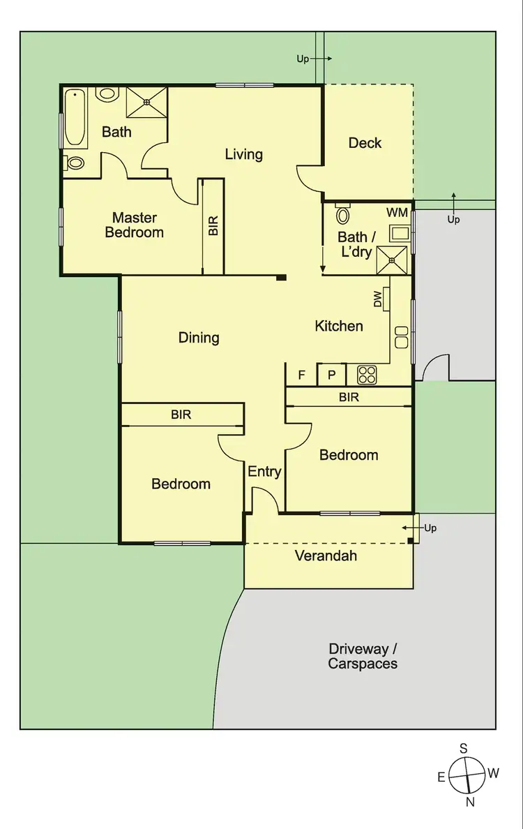 Floorplan of Homely unit listing, 1/1256 Centre Road, Clayton South VIC 3169