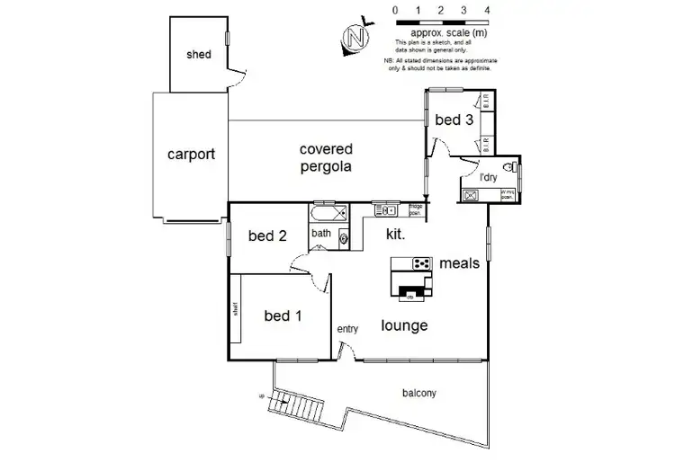 Floorplan of Homely house listing, 54 Belgrave Hallam Road, Belgrave VIC 3160