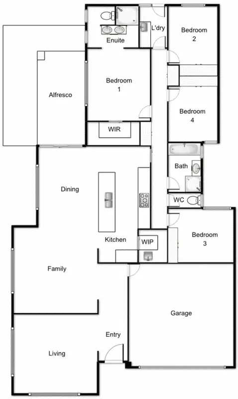 Floorplan of Homely house listing, 39 Edna Thompson Crescent, Casey ACT 2913