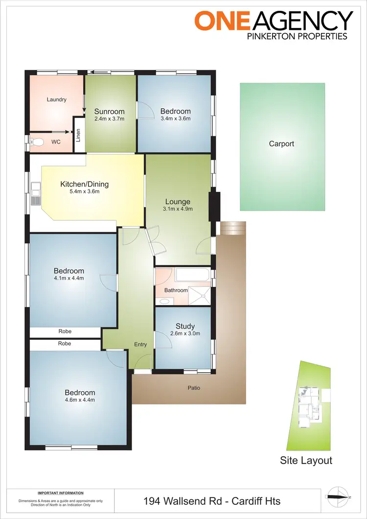 Floorplan of Homely house listing, 194 Wallsend Road, Cardiff Heights NSW 2285