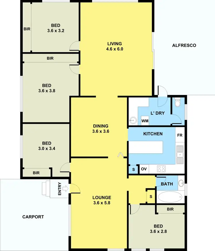Floorplan of Homely house listing, 1/89 Hargreaves Crescent, Braybrook VIC 3019