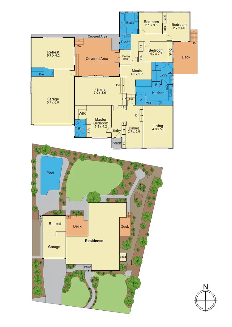 Floorplan of Homely house listing, 3 Bagleys Lane, Vermont VIC 3133