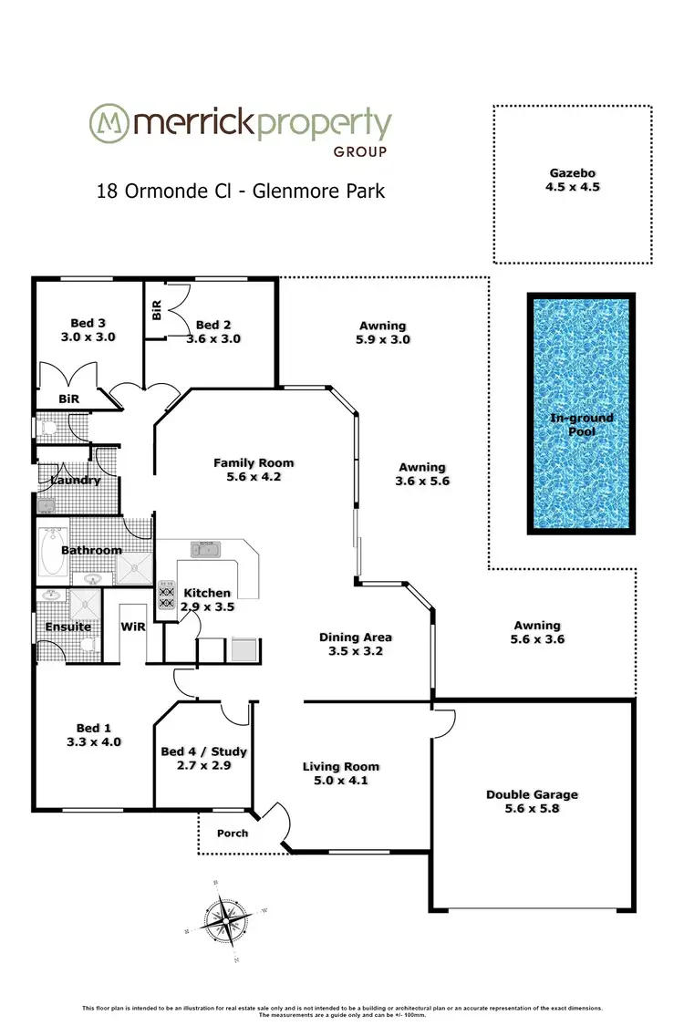 Floorplan of Homely house listing, 18 Ormonde Close, Glenmore Park NSW 2745