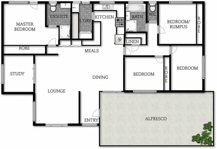 Floorplan of Homely house listing, 46 Crichton Crescent, Kambah ACT 2902