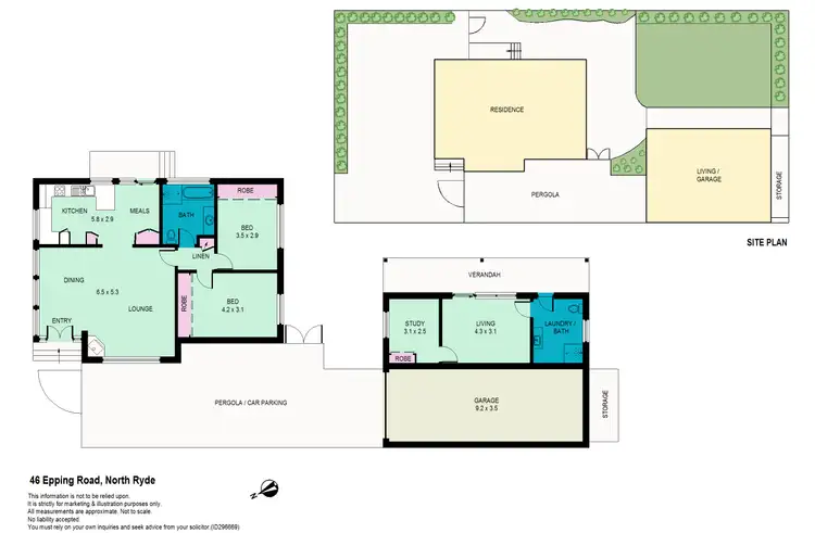 Floorplan of Homely house listing, 46 Epping Road, North Ryde NSW 2113