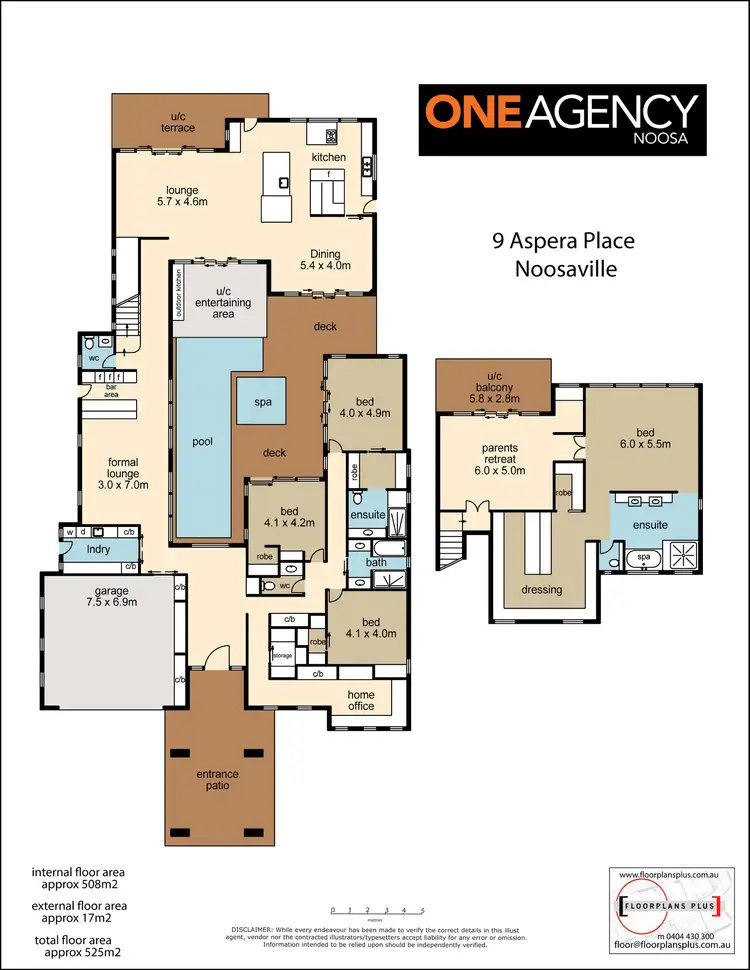 Floorplan of Homely house listing, 9 Aspera Place, Noosaville QLD 4566