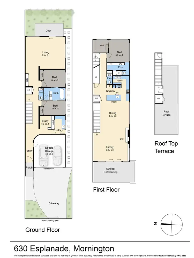 Floorplan of Homely house listing, 630 Esplanade, Mornington VIC 3931