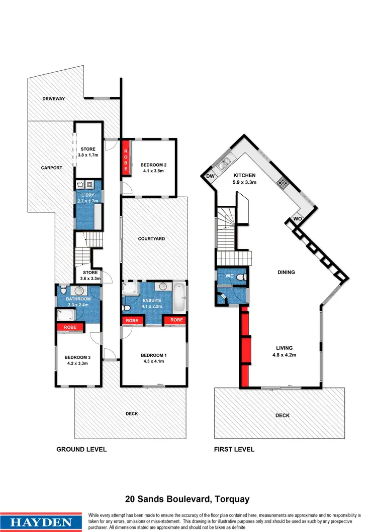 Floorplan of Homely house listing, 20 Sands Boulevarde, Torquay VIC 3228