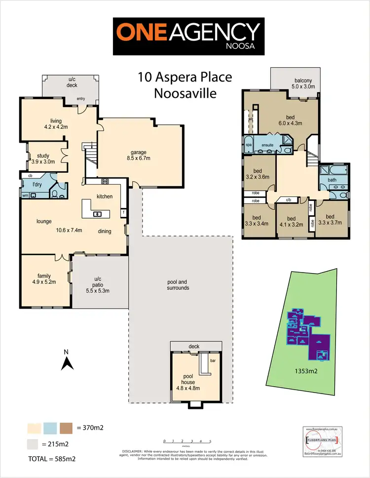 Floorplan of Homely house listing, 10 Aspera Place, Noosaville QLD 4566