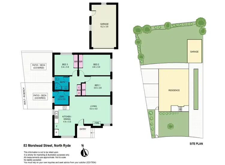 Floorplan of Homely house listing, 83 Morshead Street, North Ryde NSW 2113