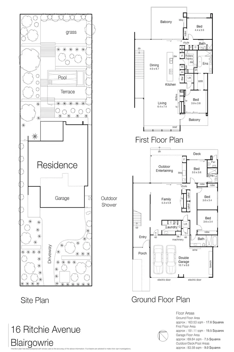 Floorplan of Homely house listing, 16 Ritchie Avenue, Blairgowrie VIC 3942