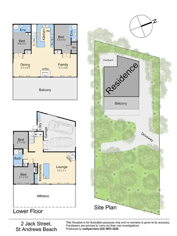 Floorplan of Homely house listing, 2 Jack Street, St Andrews Beach VIC 3941