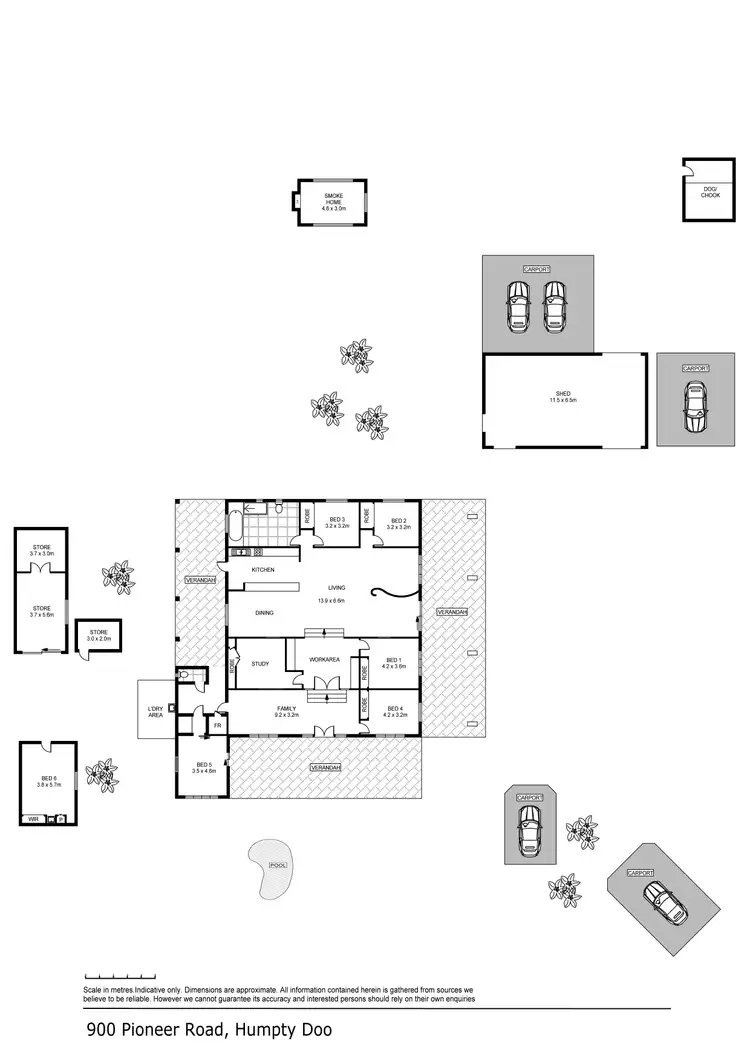 Floorplan of Homely house listing, 900 Pioneer Drive, Humpty Doo NT 836