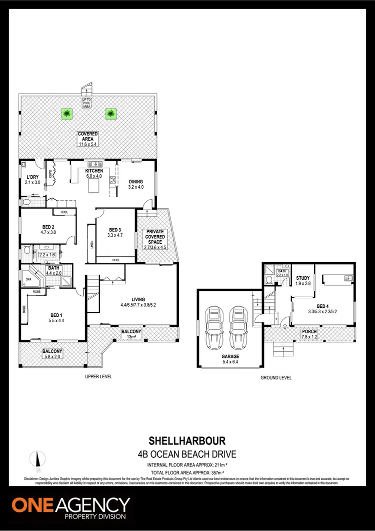 Floorplan of Homely house listing, 4B Ocean Beach Drive, Shellharbour NSW 2529