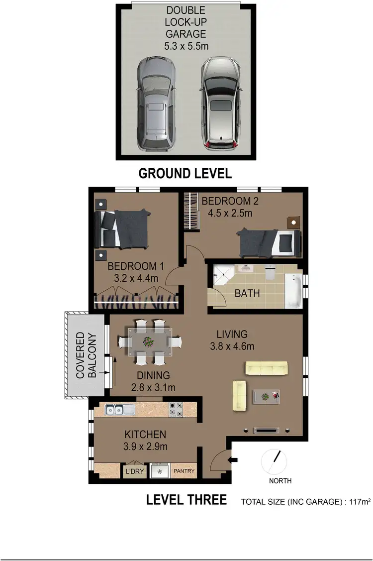 Floorplan of Homely apartment listing, 6/29 Parkes Road, Artarmon NSW 2064