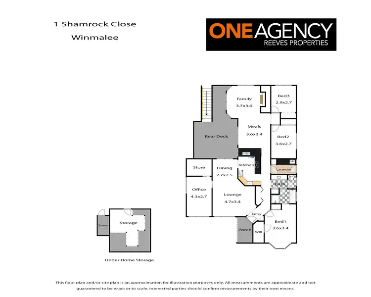 Floorplan of Homely house listing, 1 Shamrock Close, Winmalee NSW 2777