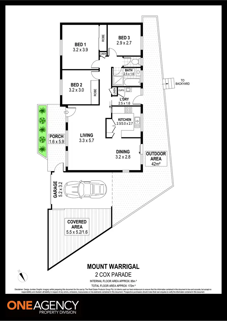 Floorplan of Homely house listing, 2 Cox Parade, Mount Warrigal NSW 2528