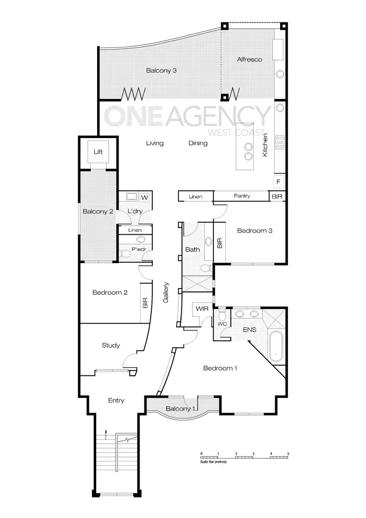 Floorplan of Homely house listing, 31B Bruce Street, North Fremantle WA 6159