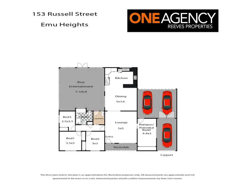 Floorplan of Homely house listing, 153 Russell Street, Emu Heights NSW 2750
