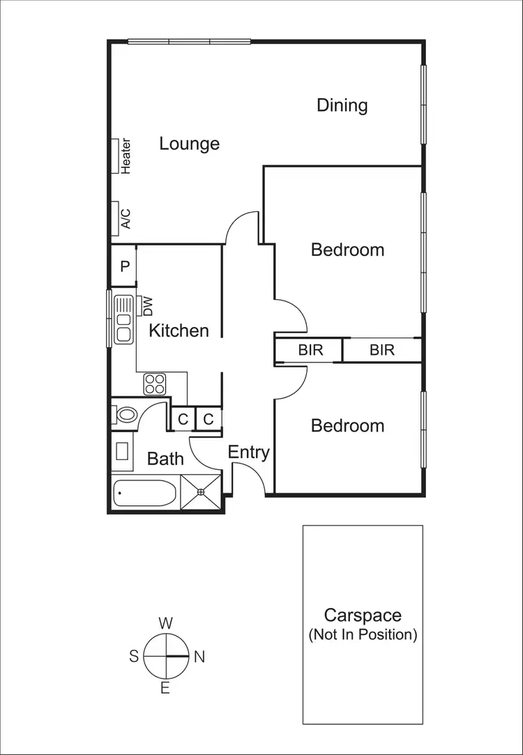 Floorplan of Homely apartment listing, 4/517 St Kilda Street, Elwood VIC 3184