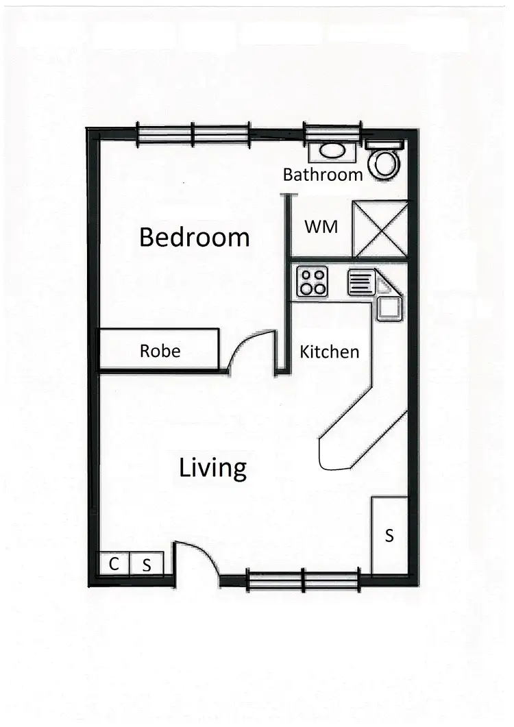 Floorplan of Homely apartment listing, 10/68 Woornack Road, Carnegie VIC 3163