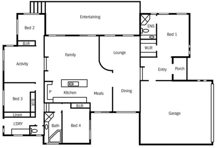 Floorplan of Homely house listing, 22 Firethorn Place, Jerrabomberra NSW 2619