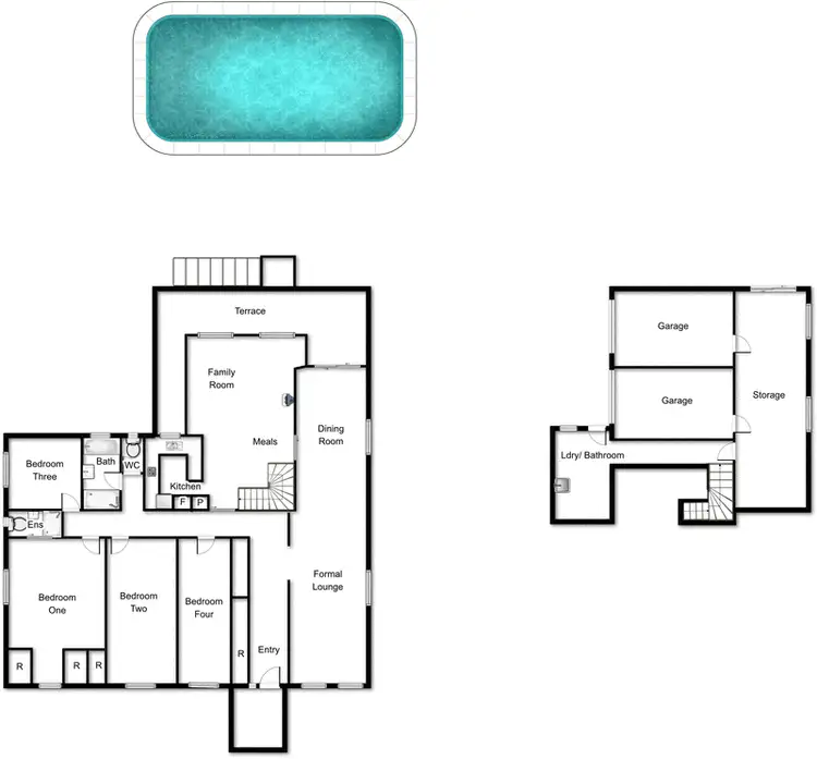 Floorplan of Homely house listing, 5 Pelham Place, Chapman ACT 2611