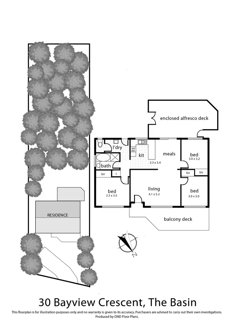 Floorplan of Homely house listing, 30 Bayview Crescent, The Basin VIC 3154