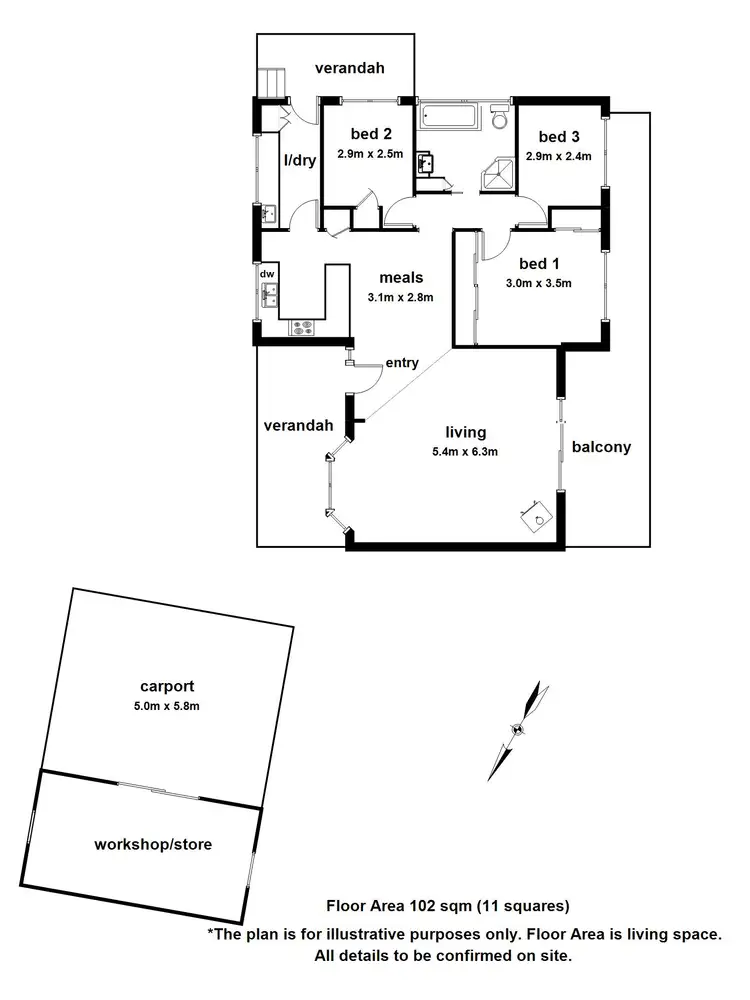 Floorplan of Homely house listing, 22 Edith Court, Mount Dandenong VIC 3767